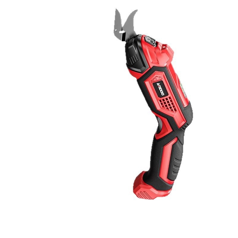 Airuidun Hordozható újratölthető elektromos olló, textilek és bőr ruházathoz, 5V Li-ion akkumulátor, kompakt, többszörös funkciójú