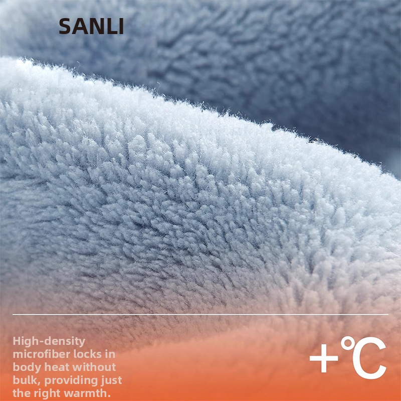 Unisex župan pre pár s Panda vyšivkou, Coral fleece materiál