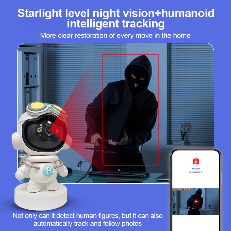 Cameră de monitorizare wireless WTL-XZ200, 5G dual-band, 1080P, obiectiv de 3,6 mm, IR la 10 m, alimentare 5V