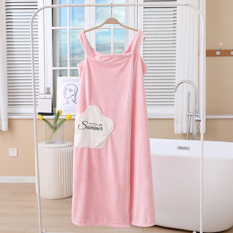 Ρόμπα μπάνιου από φλίς κοραλλί, πολυεστέρας, σειρά Άστρες, για τον χειμώνα