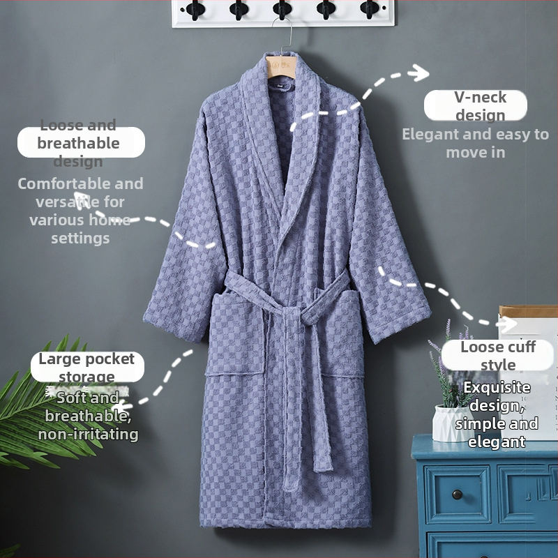 Župan na kúpanie, 100% bavlna, terry látka, hmotnosť 1000 g, unisex, jeseň