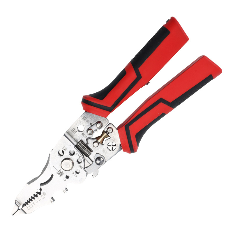 Unealtă 16 în 1 pentru dezizolarea, crimparea și tăierea conductorilor; Greutate: 210 g