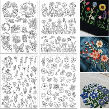 Hímző stabilizáló - öntapadós, vízoldható nemszőtt alapanyag, nordikus stílus, testreszabás elérhető