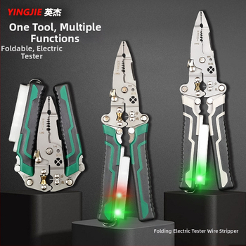 Hero skladací odizolovač káblov s testerom napätia – priama čeľusť, hmotnosť 0,2