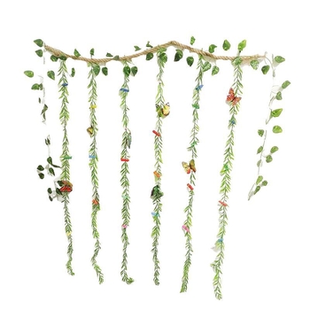 Dekor zidnih fotografija s auto-prijanjivim konopnim užetnim klipsama, stil drveno/pleteno, jednostavan dizajn, bez bušenja