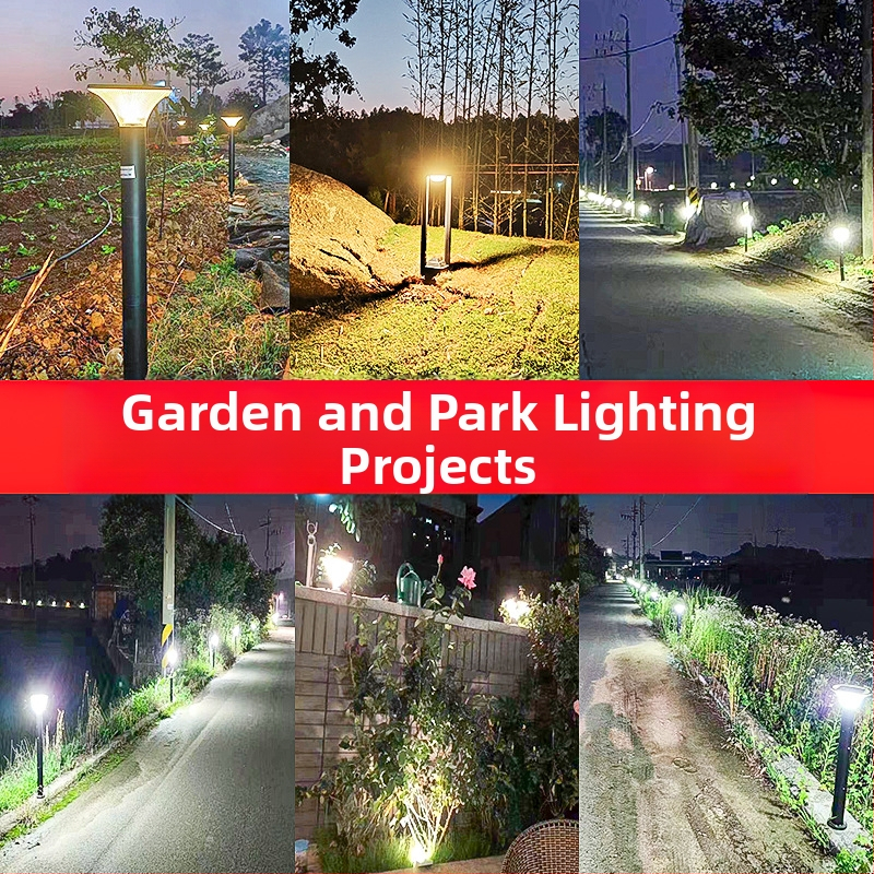 DONTA SG-2 vonkajšia solárna LED lampa na zem, hliník, IP65, 7W, 6–12 hodín prevádzky