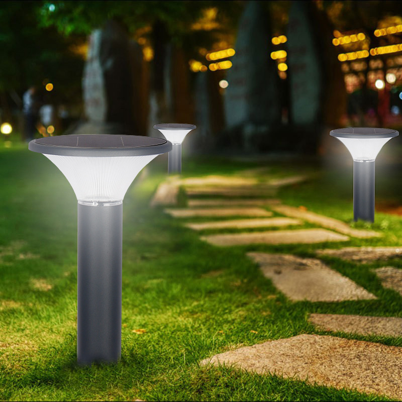 DONTA SG-2 vanjska LED solarna svjetiljka za tlo, aluminij, IP65, 7W, trajanje 6–12 sati