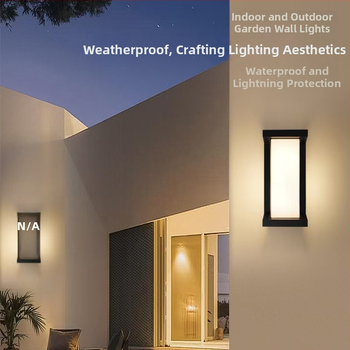 LED vonkajšia stenová lampa - moderný minimalistický štýl, IP54, hliníkové puzdro, 6–10W, 120° lúč