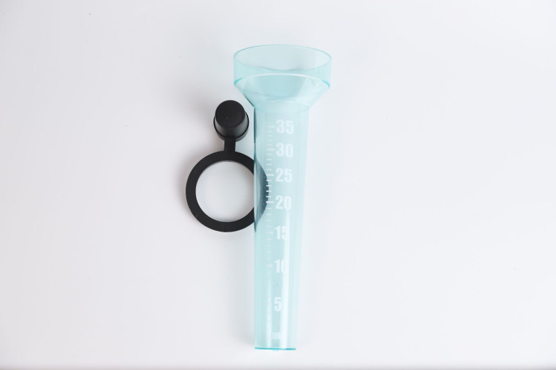 Μετρητής βροχής για εξωτερικό κήπο — εύχρηστο πλαστικό εργαλείο μέτρησης βροχής