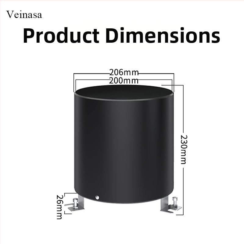 Veinasa XS-RS01O uređaj za praćenje oborina s RS485 sučeljem, tip kišomjera s nagibom, kapacitet 200 mm, raspon temperatura -40 °C do 80 °C