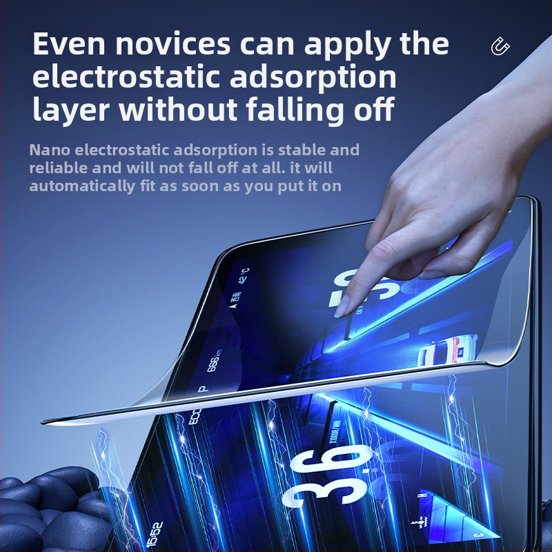 Kaljeno staklo zaštitnik zaslona za Geely Galaxy Star 7 EMI središnje upravljanje navigacijski zaslon – otporan na ogrebotine, otporan na otiske i ulja, otporan na visoke i niske temperature