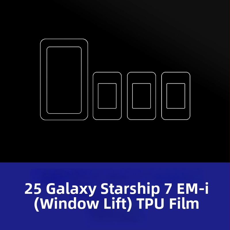 Kaljeno staklo zaštitnik zaslona za Geely Galaxy Star 7 EMI središnje upravljanje navigacijski zaslon – otporan na ogrebotine, otporan na otiske i ulja, otporan na visoke i niske temperature