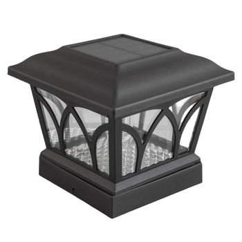 Solarna svjetiljka za stubove i ograde – LED s wolframom nitom, IPX4, 0,5W, 1,2V, 12–16h