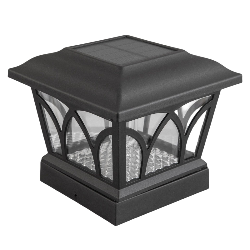 Solarna svjetiljka za stubove i ograde – LED s wolframom nitom, IPX4, 0,5W, 1,2V, 12–16h