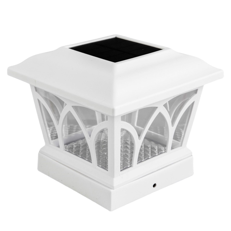 Solarna svjetiljka za stubove i ograde – LED s wolframom nitom, IPX4, 0,5W, 1,2V, 12–16h