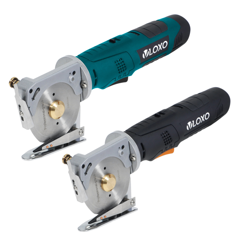 VLOXO električne škare za tkanine, s litijskom baterijom, 12V, pogodne za kožu, karton, tkaninu i tepihe