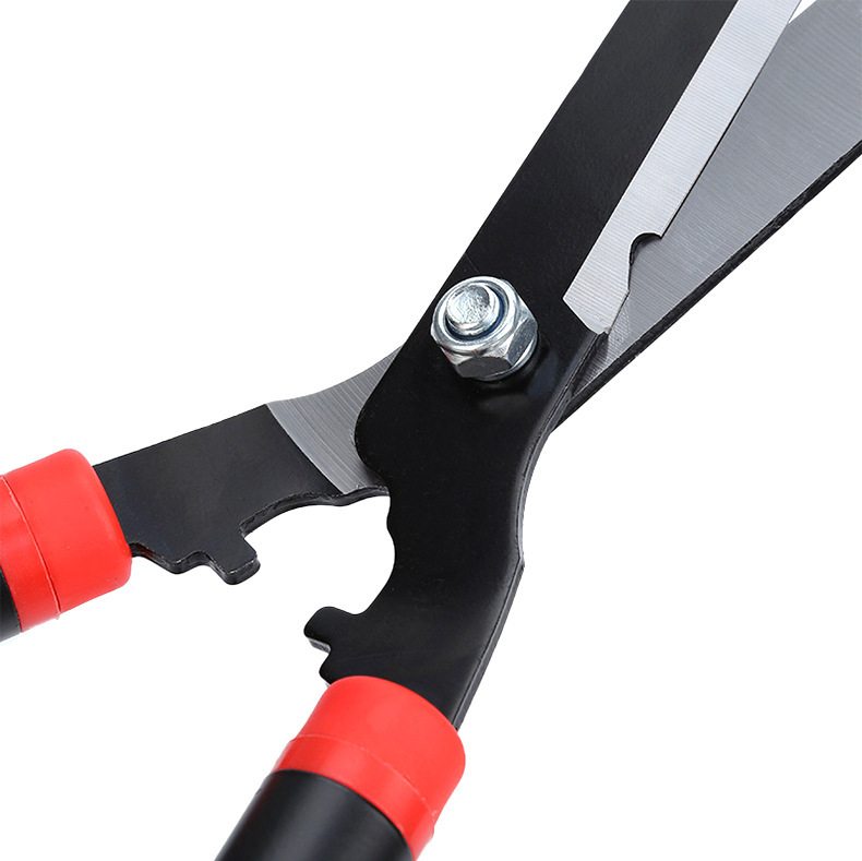 Foarfă de grădină cu mâner extensibil – oțel SK5, pentru pomi fructiferi, ramuri înalte, garduri vii și gazon, economie de efort