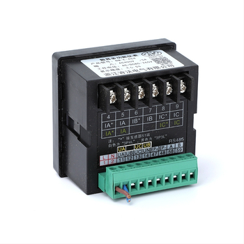 Trojfázový digitálny voltmeter a viacfunkčný merač výkonu s meraním prúdu a napätia