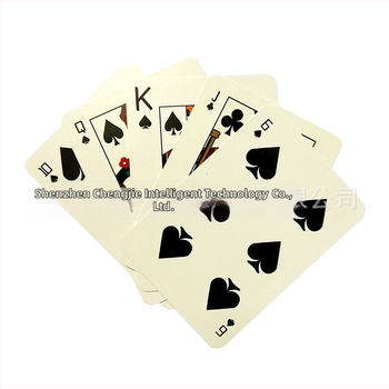 RFID EV1 / ICODE SLIX NFC poker karta tag – PVC, 8k pamäť, HF, dosah 3–25 cm, 100000 cyklov čítania/zápisu