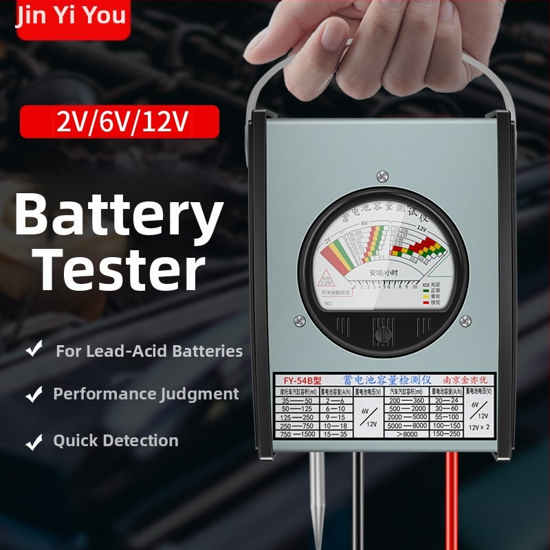 Analógový tester autobatérie, detektor kapacity batérie pre elektromobily, merací prístroj FY54B