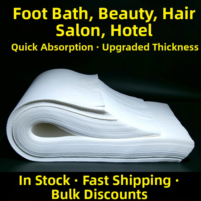 Jednorazová utierka na nohy a krásu — netkaná textília, rozmery 57×27 cm, stredná hrúbka, vysoká savosť