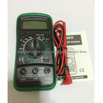 Digitálny multimeter 830L, prenosný, s vysokou presnosťou, s podsvieteným displejom, viacfunkčné zariadenie pre elektrikárov