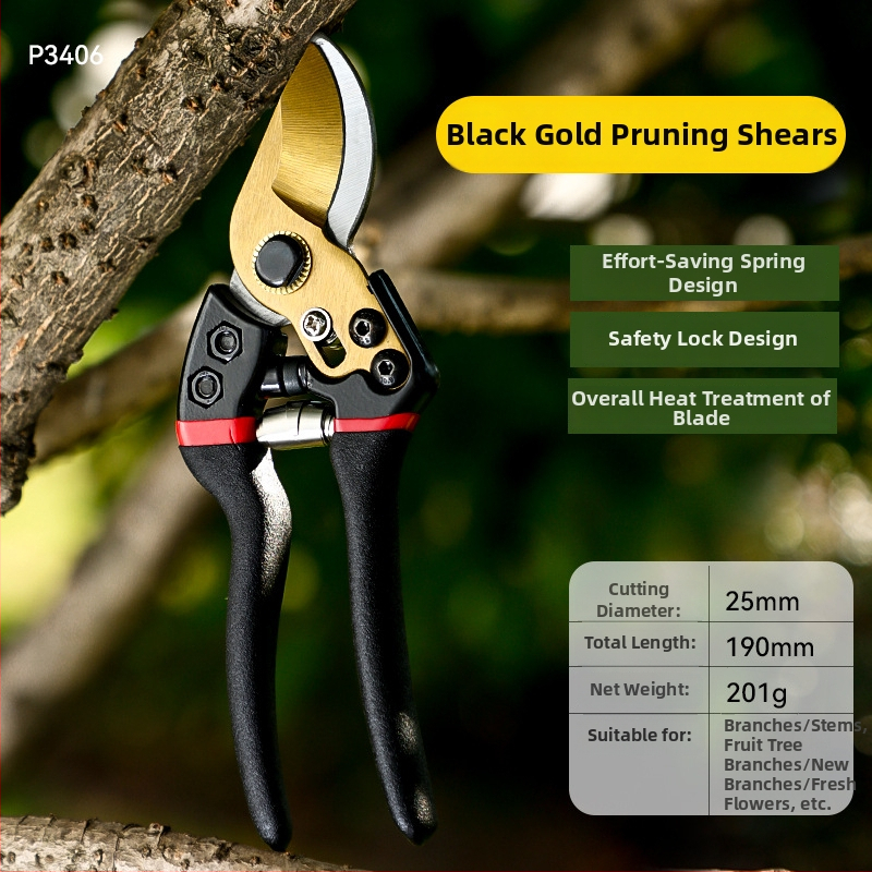 Foarfece de tăiat pomi fructiferi – unealtă de grădină robustă pentru ramuri groase, marca Enjoy