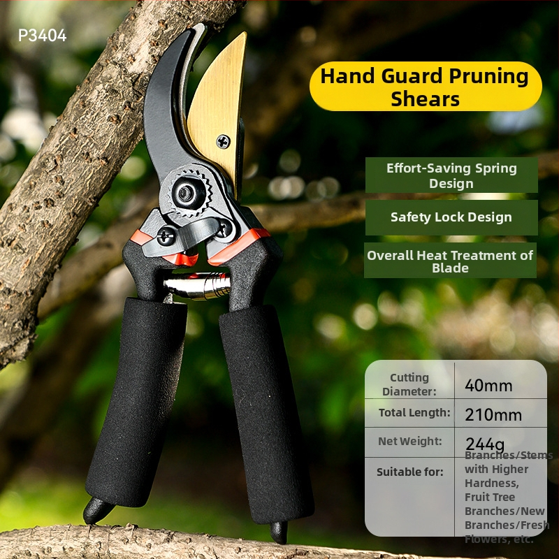 Foarfece de tăiat pomi fructiferi – unealtă de grădină robustă pentru ramuri groase, marca Enjoy