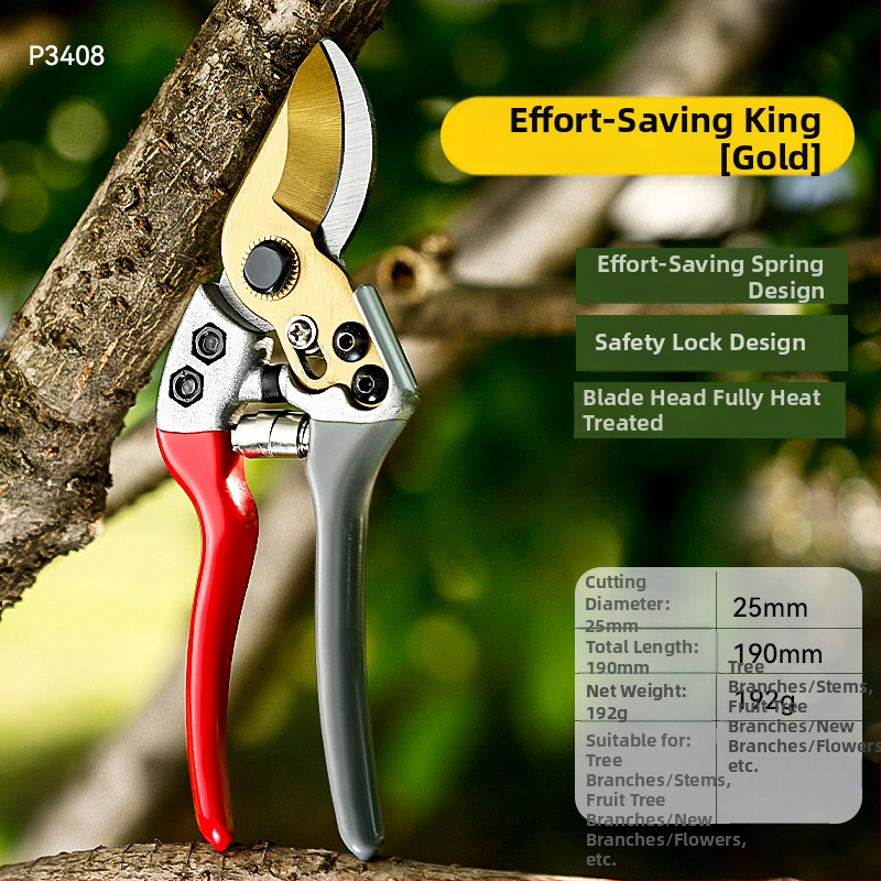 Foarfece de tăiat pomi fructiferi – unealtă de grădină robustă pentru ramuri groase, marca Enjoy