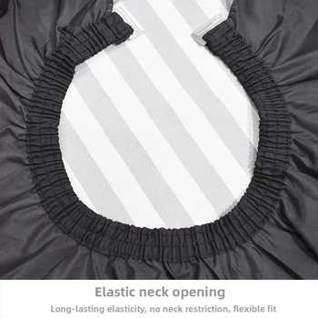 Kirpimo apsiaustas suaugusiems, anti-statinis, neprilimpančias, su reguliuojama kaklo juostele, tinkamas naudoti salone ar namuose.