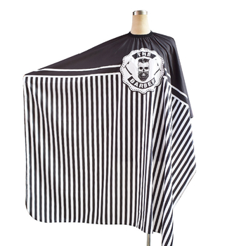 Kirpimo apsiaustas suaugusiems, anti-statinis, neprilimpančias, su reguliuojama kaklo juostele, tinkamas naudoti salone ar namuose.