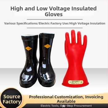 Set mănuși izolate pentru electricieni și ghete izolate – cauciuc, izolație pentru lucrări electrice