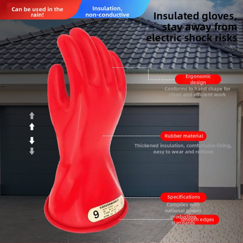 Set mănuși izolate pentru electricieni și ghete izolate – cauciuc, izolație pentru lucrări electrice