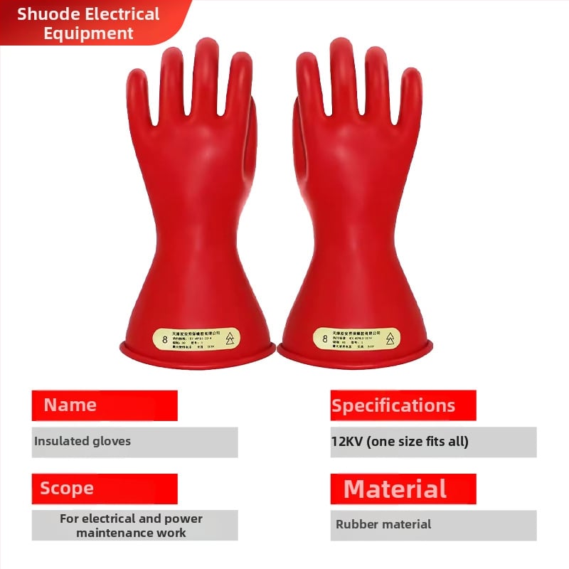 Set mănuși izolate pentru electricieni și ghete izolate – cauciuc, izolație pentru lucrări electrice