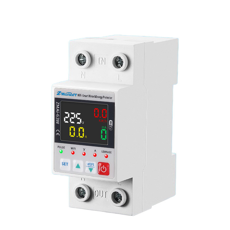 WiFi întrerupător — comutator inteligent cu protecție la supratensiune/subtensiune, protecție la scurgeri și funcție de reînchiderea automată