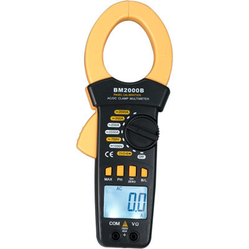 BM2000A φορητός κλιπ-μετρητής AC/DC, ψηφιακή οθόνη, εύρος 400/1000 A, οθόνη 3999 μονάδων