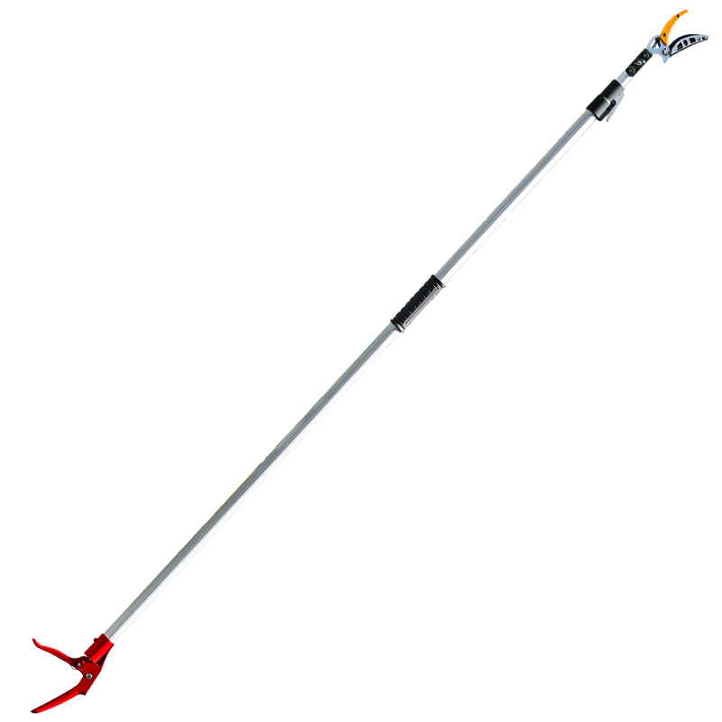 Foarfece multifuncționale pentru cules la înălțime și tăierea fructelor, din oțel inoxidabil, extensibile și retractabile