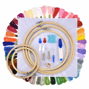 Zuuman set za vez s obrukom i okvirom, alati za križno šivanje, DIY, težina 0.7 kg