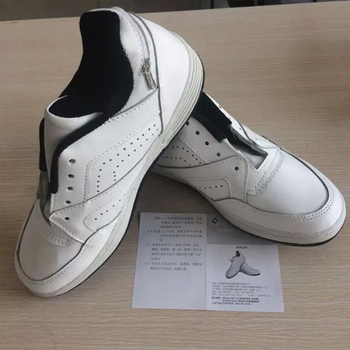 Pantofi de protecție antistatice pentru lucrări electrice, din piele, talpă joasă, izolați, conductivi