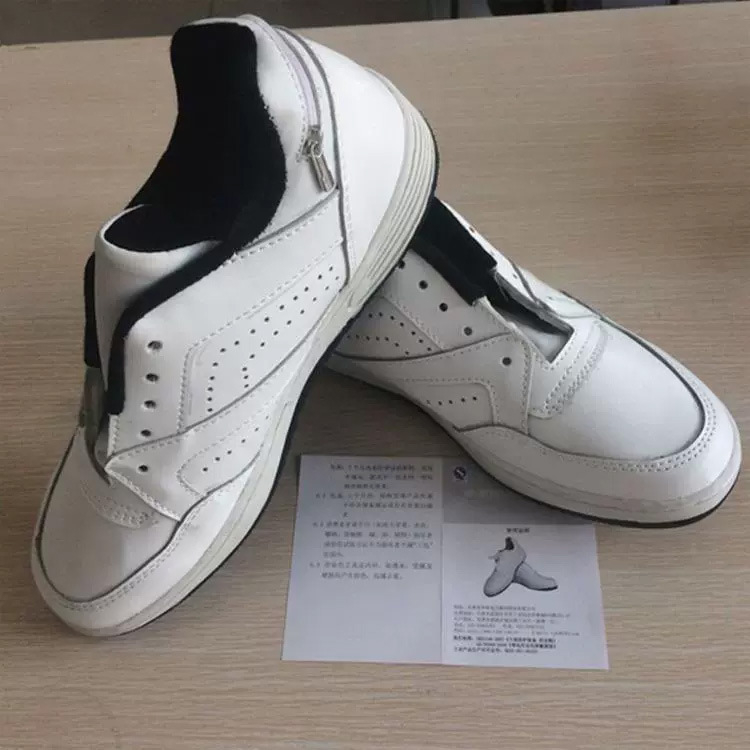 Pantofi de protecție antistatice pentru lucrări electrice, din piele, talpă joasă, izolați, conductivi