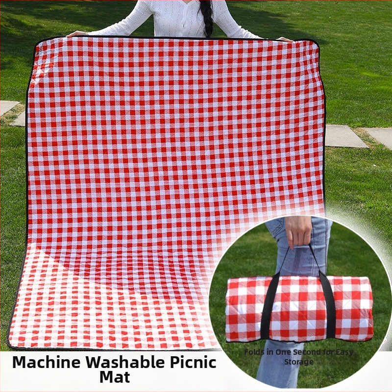 Εξωτερική πικνίκ στρώμα με εκτυπωμένο λογότυπο, Oxford ύφασμα, αδιάβροχη και ανθεκτική στην υγρασία, στυλ κάμπινγκ