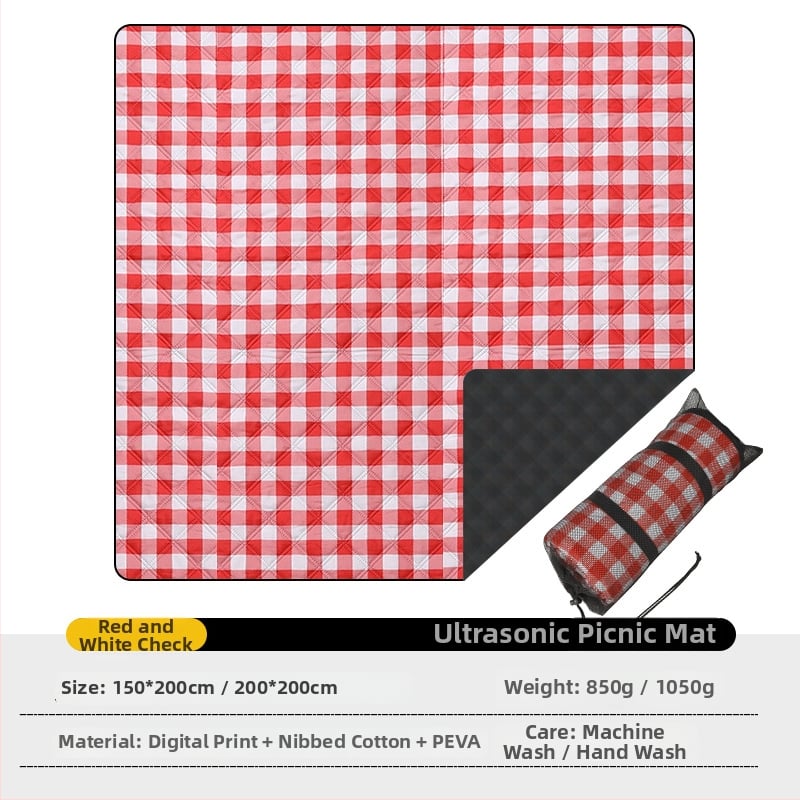 Εξωτερική πικνίκ στρώμα με εκτυπωμένο λογότυπο, Oxford ύφασμα, αδιάβροχη και ανθεκτική στην υγρασία, στυλ κάμπινγκ