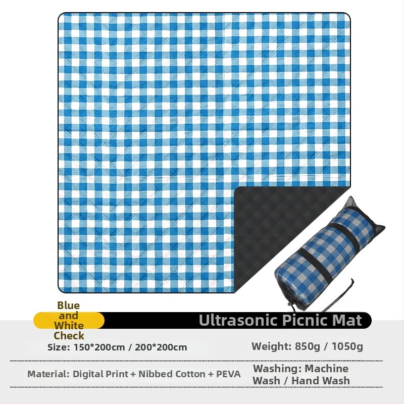 Εξωτερική πικνίκ στρώμα με εκτυπωμένο λογότυπο, Oxford ύφασμα, αδιάβροχη και ανθεκτική στην υγρασία, στυλ κάμπινγκ