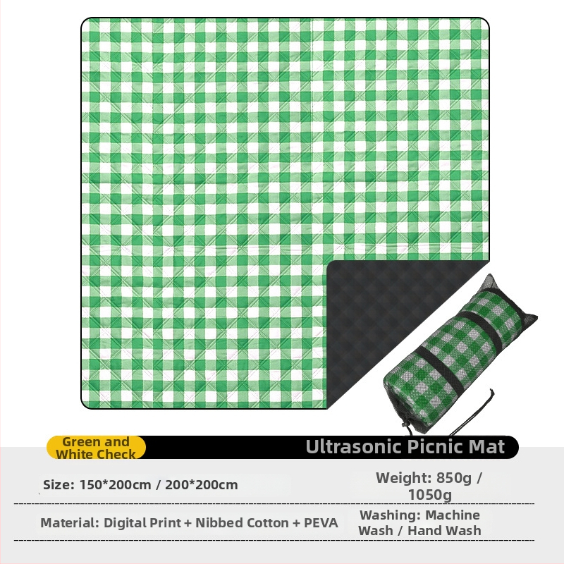 Εξωτερική πικνίκ στρώμα με εκτυπωμένο λογότυπο, Oxford ύφασμα, αδιάβροχη και ανθεκτική στην υγρασία, στυλ κάμπινγκ