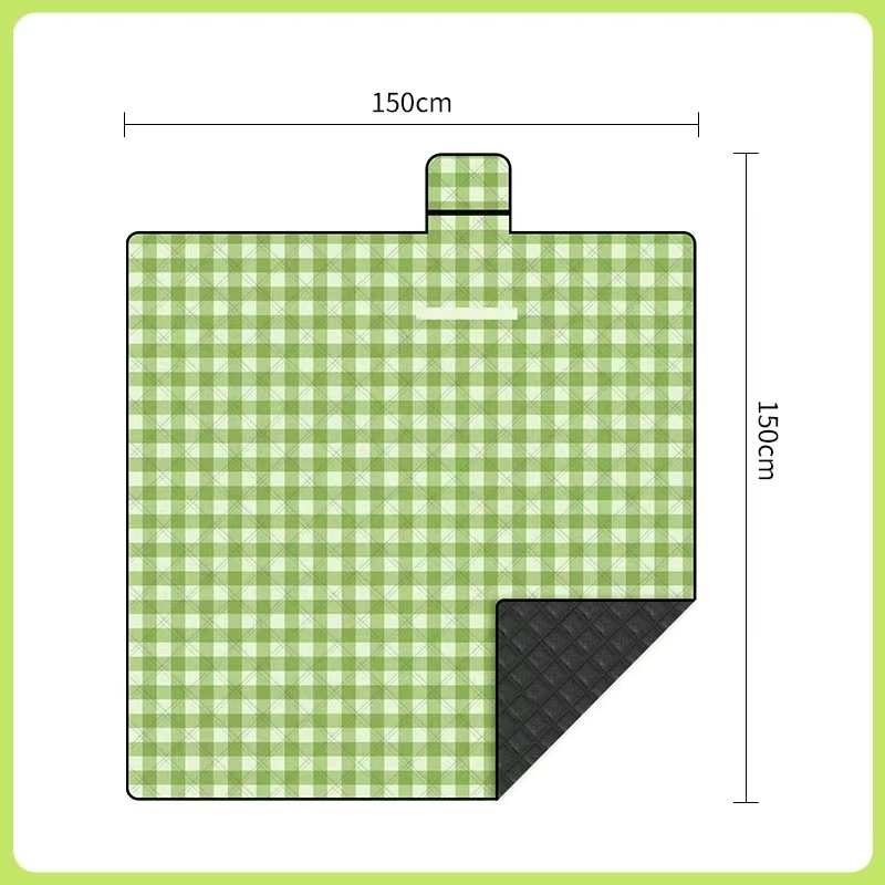 Ultrazvučna piknik podloga – protuklizna, otporna na vlagu, vodootporna tkanina; materijal: Chunya Spun Needle Cotton; težina: 0.66–0.87 kg; tkanina: PVEA vodootporna; model: Ultrasonic picnic mat; pogodno za 6–8 osoba