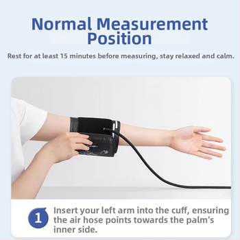 Elektronický tonometer s automatickou pažnou manžetou, domáce použitie, nabíjateľná lítiová batéria, značka Hainuo