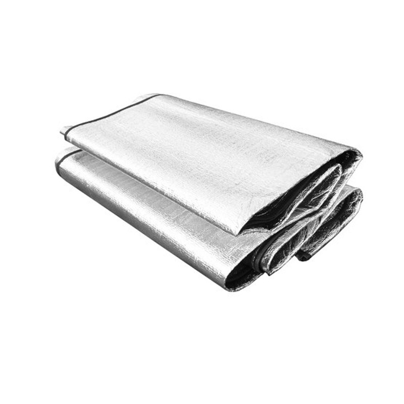 Podloga za kampiranje, aluminijska folija, 3 mm debljine, 200 g, sklopiva, pogodna za 4-8 osoba