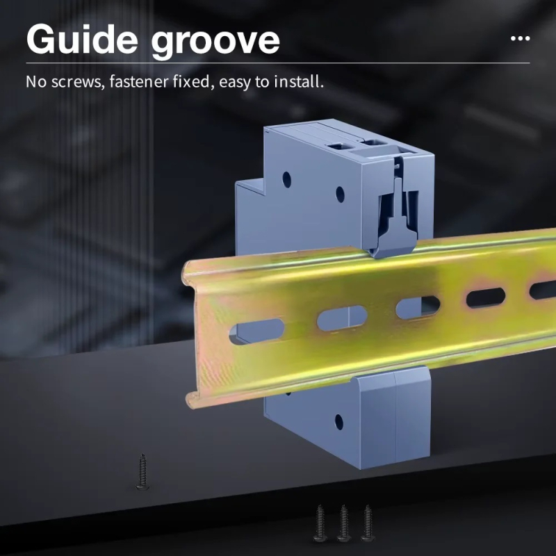 SINOTIMER Graffiti WiFi egyfázisú AC többfunkciós energia-mérő, túl- és alacsony feszültségvédelmi funkcióval, túláram és túlmelegedés elleni védelemmel, 40A, DIN sínre szerelés