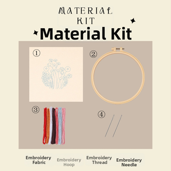 DIY vyšívací set z bavlny — CX0593, moderný minimalistický štýl, vhodný pre obývaciu izbu, spálňu a študovňu