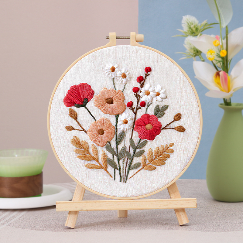 DIY pamut hímzőkészlet — CX0593, modern minimál stílus, alkalmas nappalira, hálószobára, dolgozószobára